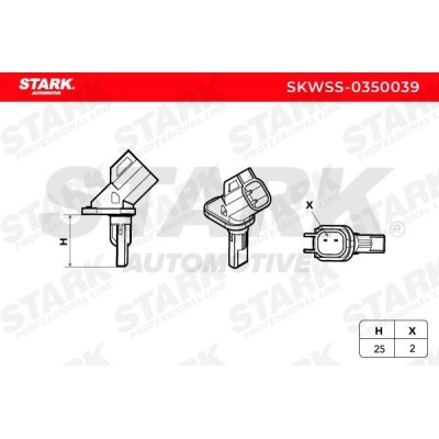 ABS Sensor Stark SKWSS-0350039 SKWSS-0350039 - photo 4