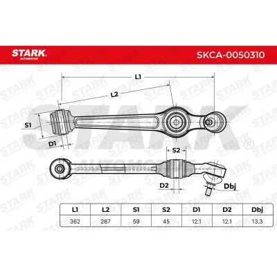 Control Arm Stark SKCA-0050310 SKCA-0050310 - photo 3