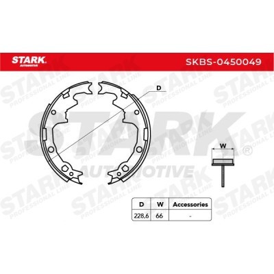 Brake Pads Set Stark SKBS-0450049 SKBS-0450049 - photo 4
