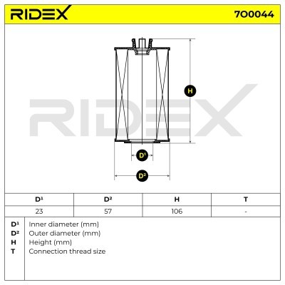 Oil Filter RIDEX 7O0044 7O0044 - photo 5