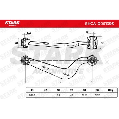 Control Arm Stark SKCA-0051393 SKCA-0051393 - photo 6