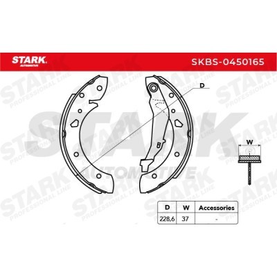 Brake Pads Set Stark SKBS-0450165 SKBS-0450165 - photo 5