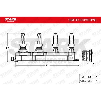 Ignition Coil Stark SKCO-0070078 SKCO-0070078 - photo 4