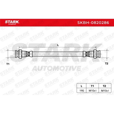 Brake Hose Stark SKBH-0820286 SKBH-0820286 - photo 3
