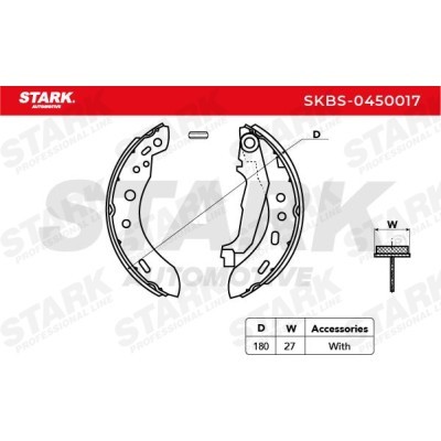 Brake Pads Set Stark SKBS-0450017 SKBS-0450017 - photo 4