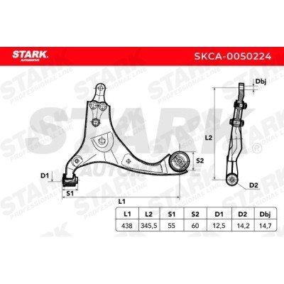 Control Arm Stark SKCA-0050224 SKCA-0050224 - photo 4