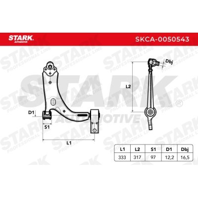 Control Arm Stark SKCA-0050543 SKCA-0050543 - photo 2