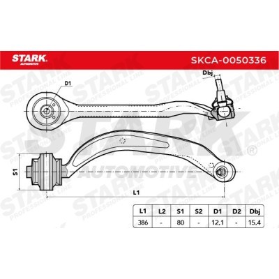 Control Arm Stark SKCA-0050336 SKCA-0050336 - photo 4