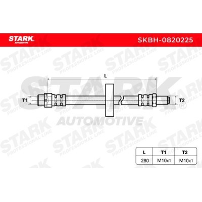 Brake Hose Stark SKBH-0820225 SKBH-0820225 - photo 3