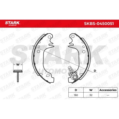 Brake Pads Set Stark SKBS-0450051 SKBS-0450051 - photo 3