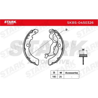 Brake Pads Set Stark SKBS-0450326 SKBS-0450326 - photo 5