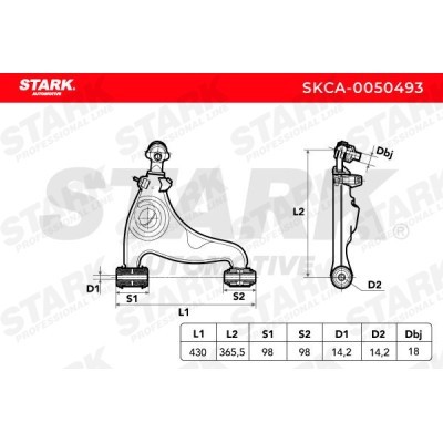 Control Arm Stark SKCA-0050493 SKCA-0050493 - photo 4