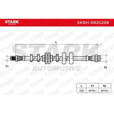 Brake Hose Stark SKBH-0820208 SKBH-0820208 - photo 2