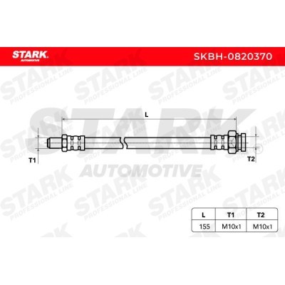 Brake Hose Stark SKBH-0820370 SKBH-0820370 - photo 4