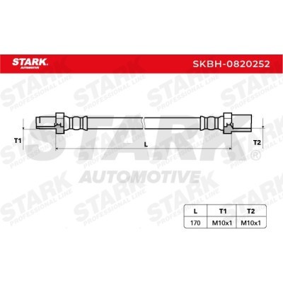Brake Hose Stark SKBH-0820252 SKBH-0820252 - photo 7