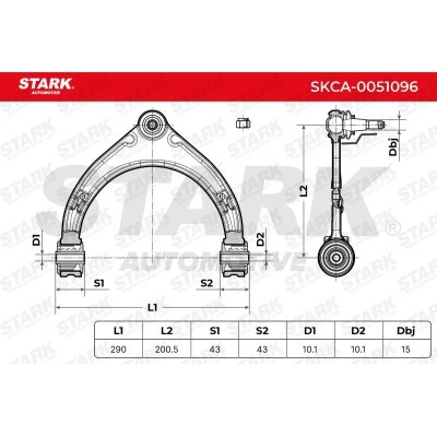 Control Arm Stark SKCA-0051096 SKCA-0051096 - photo 6