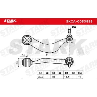 Control Arm Stark SKCA-0050895 SKCA-0050895 - photo 7