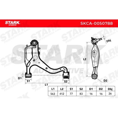 Control Arm Stark SKCA-0050788 SKCA-0050788 - photo 5