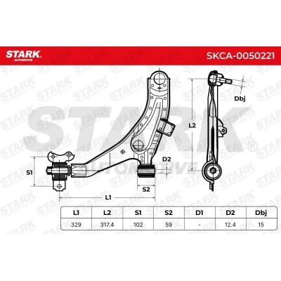 Control Arm Stark SKCA-0050221 SKCA-0050221 - photo 3