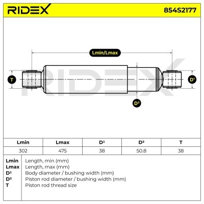 Shock Absorber RIDEX 854S2177 854S2177 - photo 4