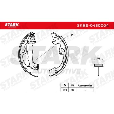 Brake Pads Set Stark SKBS-0450004 SKBS-0450004 - photo 3