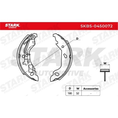 Brake Pads Set Stark SKBS-0450072 SKBS-0450072 - photo 4