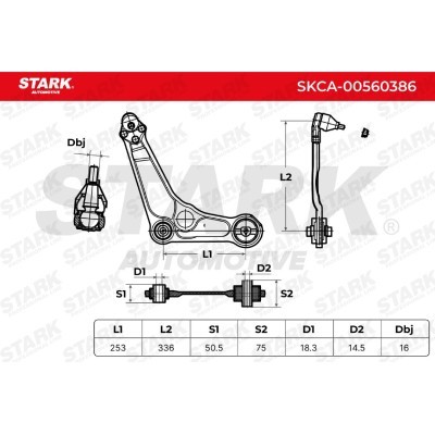 Control Arm Stark SKCA-00560386 SKCA-00560386 - photo 5