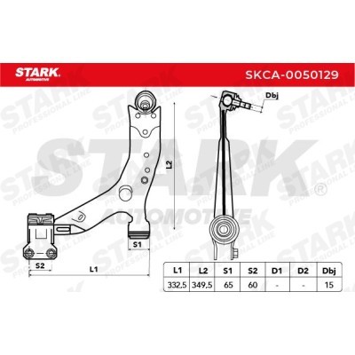 Control Arm Stark SKCA-0050129 SKCA-0050129 - photo 8