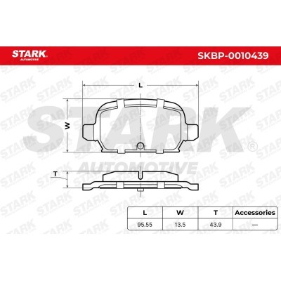 Brake Pads Set Stark SKBP-0010439 SKBP-0010439 - photo 3