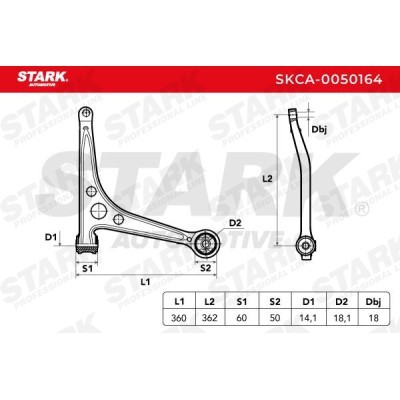 Control Arm Stark SKCA-0050164 SKCA-0050164 - photo 4
