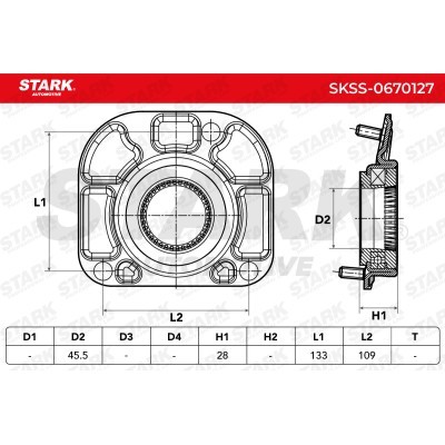 Strut Support Bearing Front Stark SKSS-0670127 SKSS-0670127 - photo 5