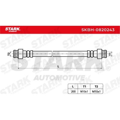 Brake Hose Stark SKBH-0820243 SKBH-0820243 - photo 4