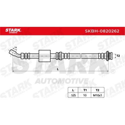 Brake Hose Stark SKBH-0820262 SKBH-0820262 - photo 3