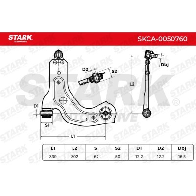 Control Arm Stark SKCA-0050760 SKCA-0050760 - photo 5