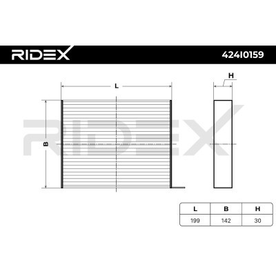 Cabin Air Filter RIDEX 424I0159 424I0159 - photo 6