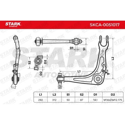 Control Arm Stark SKCA-0051017 SKCA-0051017 - photo 7