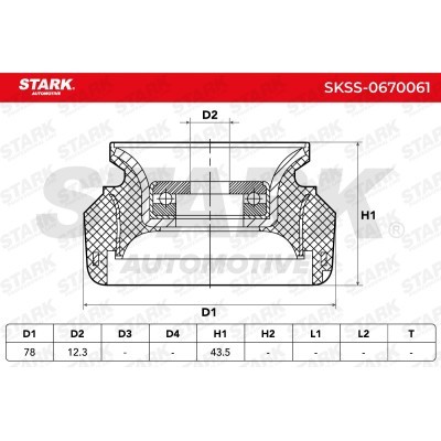 Strut Support Bearing Front Stark SKSS-0670061 SKSS-0670061 - photo 5