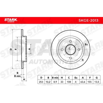 Brake Disc Stark SKGE-2013 SKGE-2013 - photo 7