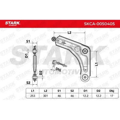 Control Arm Stark SKCA-0050405 SKCA-0050405 - photo 6