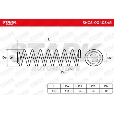 Suspension Spring Stark SKCS-0040548 SKCS-0040548 - photo 5