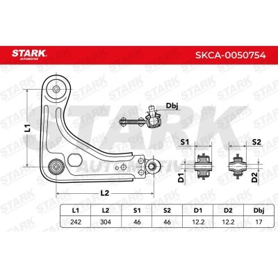 Control Arm Stark SKCA-0050754 SKCA-0050754 - photo 7