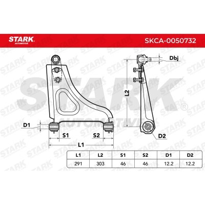 Control Arm Stark SKCA-0050732 SKCA-0050732 - photo 7