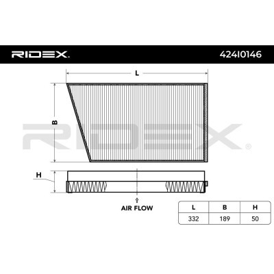 Cabin Air Filter RIDEX 424I0146 424I0146 - photo 5