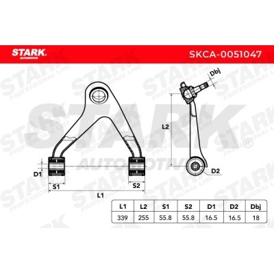 Control Arm Stark SKCA-0051047 SKCA-0051047 - photo 6