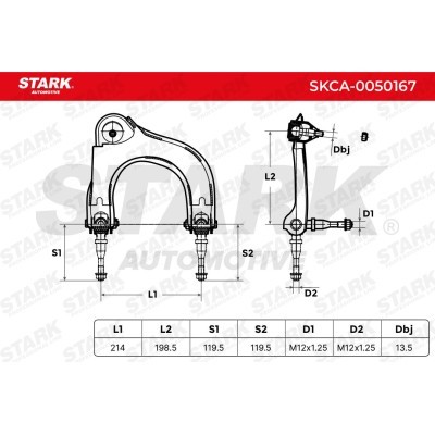 Control Arm Stark SKCA-0050167 SKCA-0050167 - photo 3
