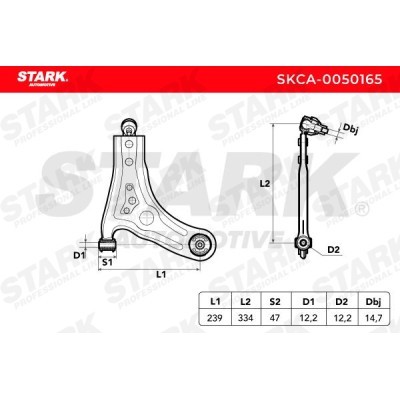 Control Arm Stark SKCA-0050165 SKCA-0050165 - photo 3