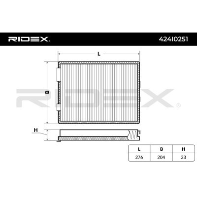Cabin Air Filter RIDEX 424I0251 424I0251 - photo 4