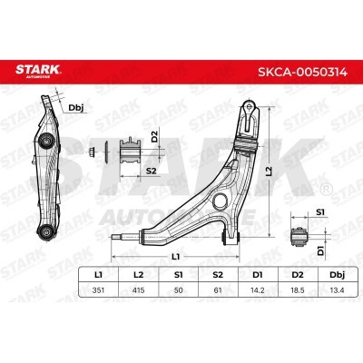 Control Arm Stark SKCA-0050314 SKCA-0050314 - photo 3