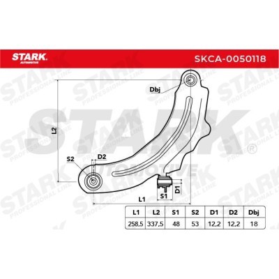 Control Arm Stark SKCA-0050118 SKCA-0050118 - photo 6