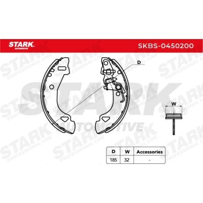 Brake Pads Set Stark SKBS-0450200 SKBS-0450200 - photo 3